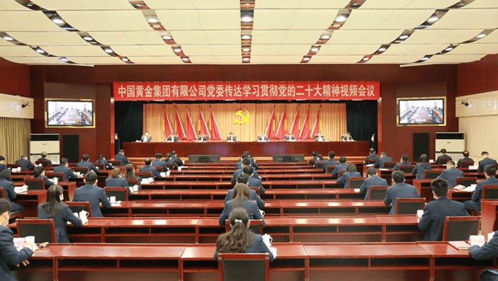 168体育在线登录(中国)有限公司党委传达学习贯彻党的二十大会议精神